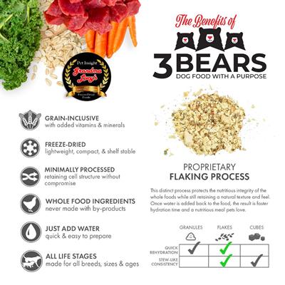 3 Bears Beef - 1lb
